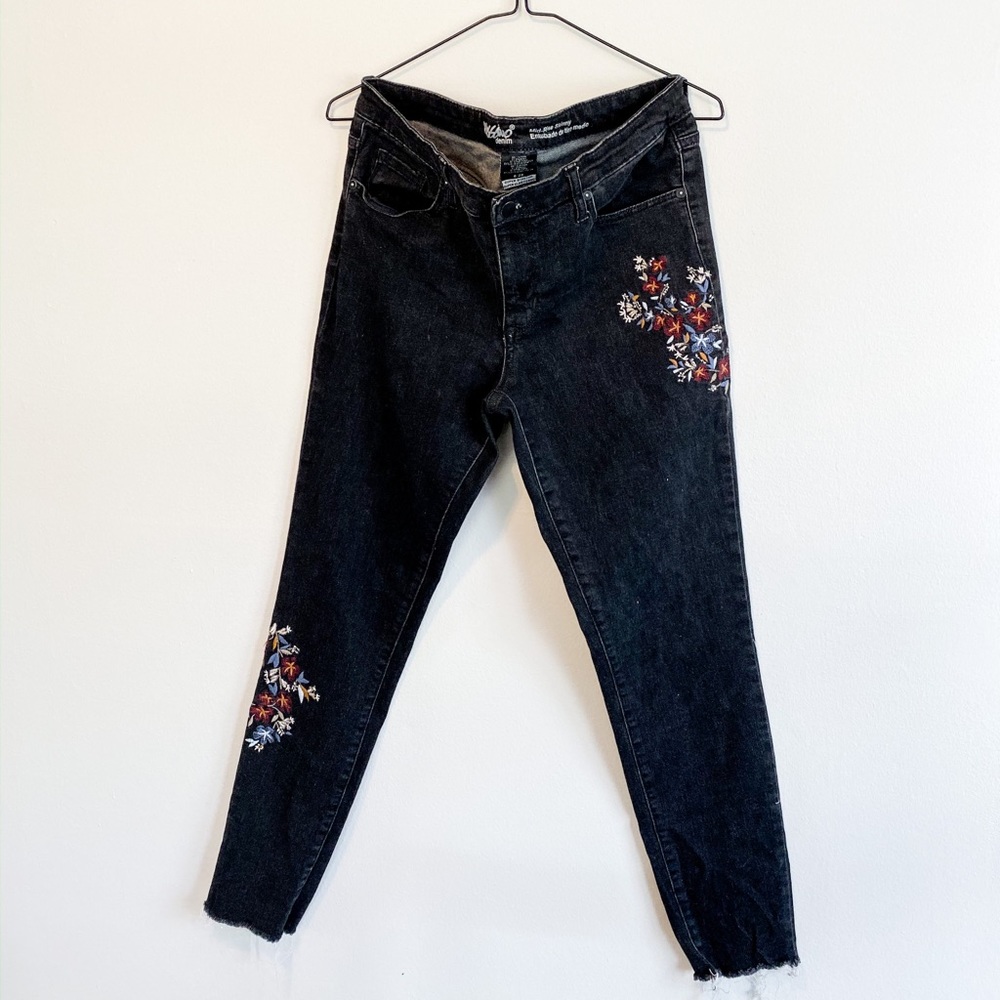 target embroidered jeans